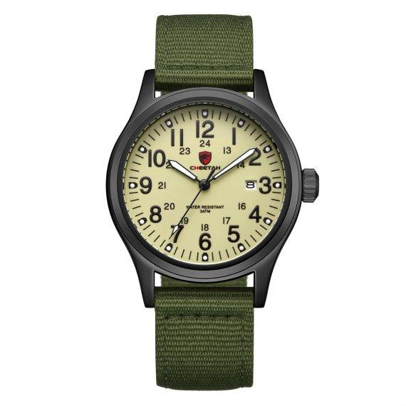 Мужские тактические наручные часы Cheetah Command (Зеленый) Винница - изображение 4