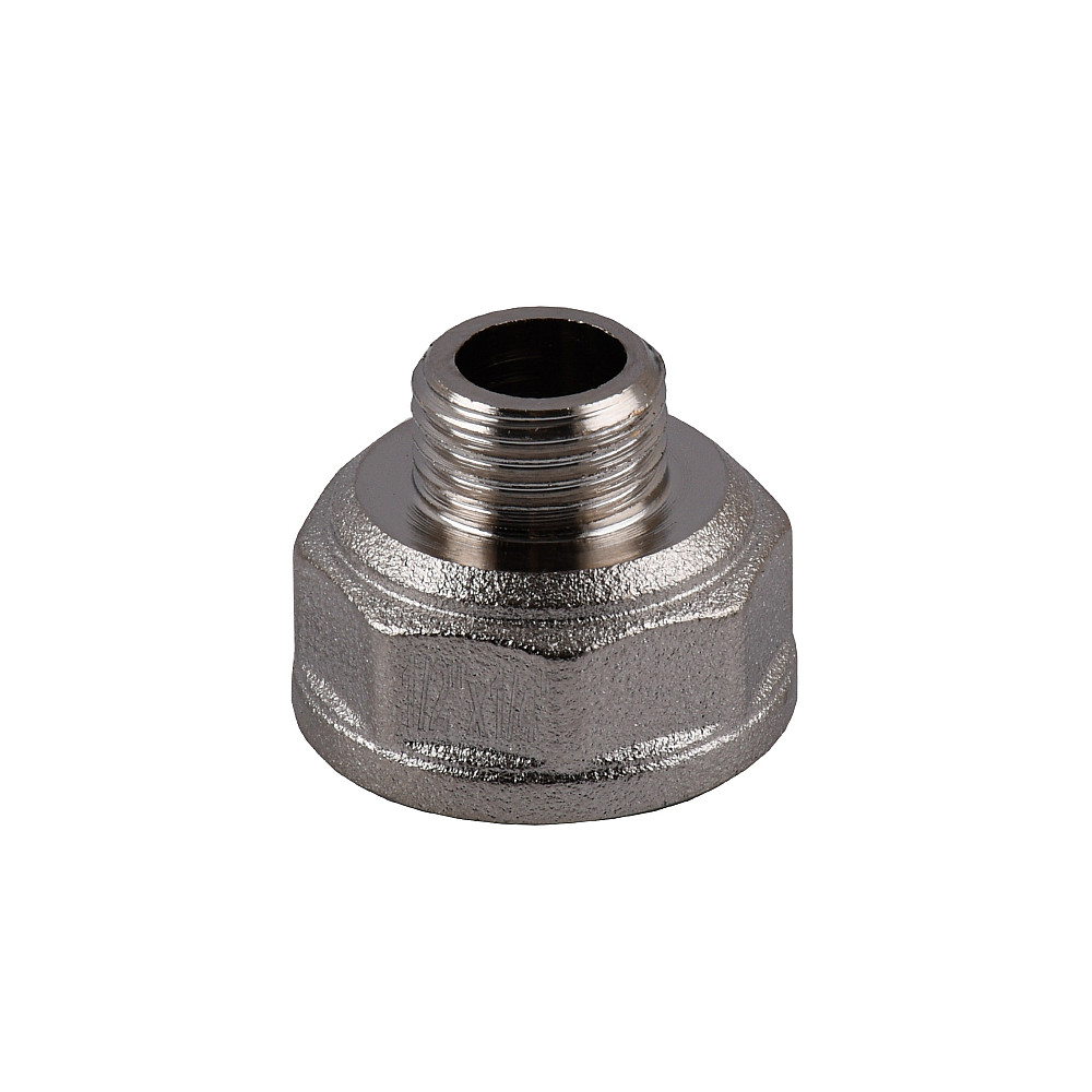 Перехідник редукційний 1/2″х1/4″ВЗ нікельований восьмигранний NK313O OPTIMUM Тернопіль - фото 3