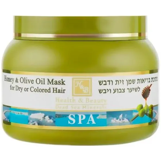 Маска Health&Beauty для сухого фарбованого волосся з оливковою олією та медом 250 мл Львів