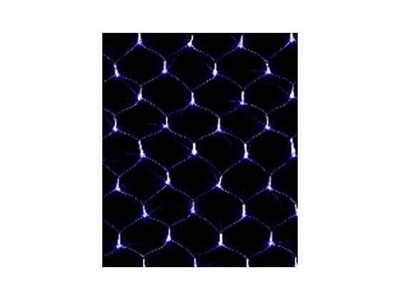 Гирлянда Сетка прозрачная 100LED 1.2*1.2м синий 1590-02 ТМ КИТАЙ Киев