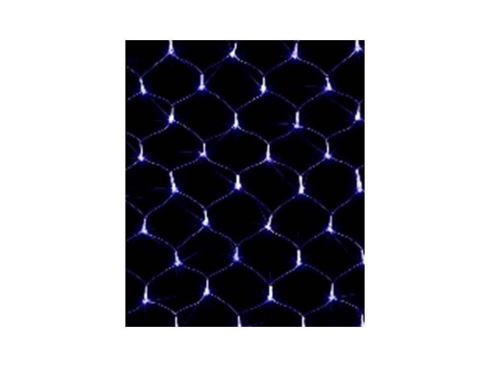 Гирлянда Сетка прозрачная 100LED 1.2*1.2м синий 1590-02 ТМ КИТАЙ Киев - изображение 1