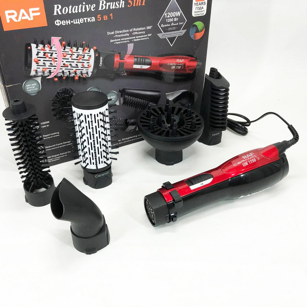 Фен для укладання зачіски RAF R.416 5 в 1 1200 Вт, Фени стайлери для волосся Фен побутовий волосся FL-58 Івано-Франківськ - фото 6