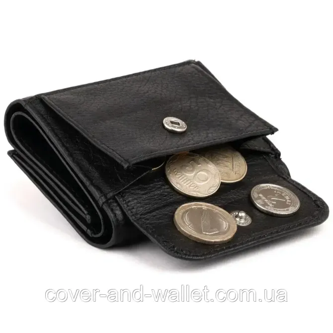 Оригинальный маленький женский кожаный бумажник ST Leather Киев - изображение 8