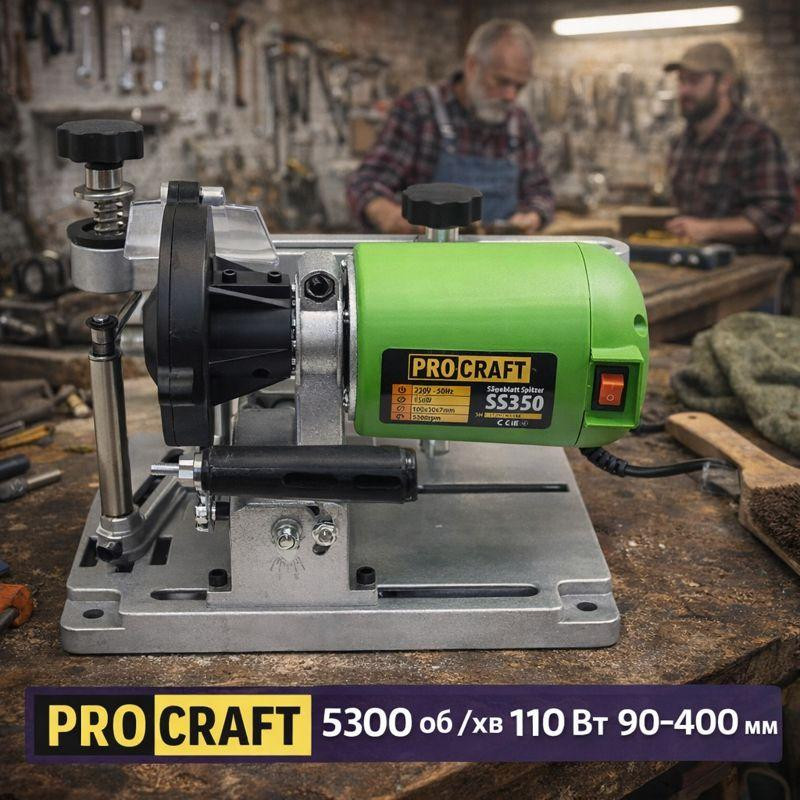 Верстат для заточки циркулярних дисків Procraft SS 350 5300 об / хв для заточування твердосплавних дисків 110 Вт 90–400 мм Львів - фото 1
