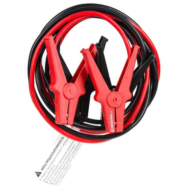 Пусковые провода 300 А, 3 м, до -40°C, чехол INTERTOOL AT-3042 Киев - изображение 1