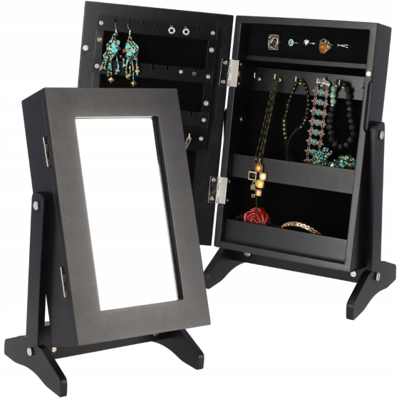 Шафка для прикрас Chomik SOFIA настільна чорний Київ