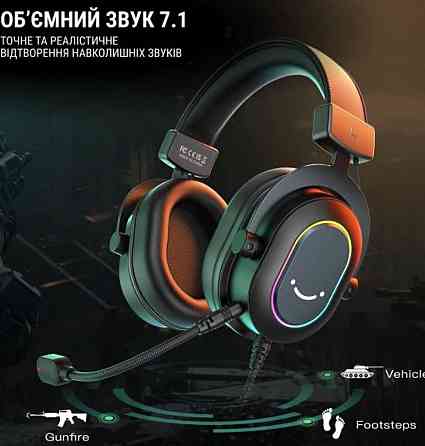 Наушники Геймерские игровые: 2024 FIFINE AMPLIGAME H6. Харьков
