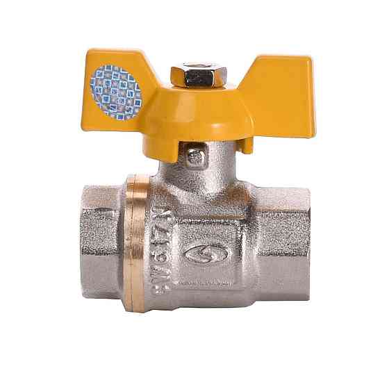 Кран шаровый прямой SOLOMON 1/2″ ВВ ЖБ PN40 B1007 (000001504) Киев