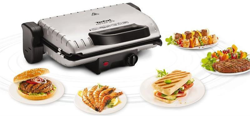Гриль Tefal Minute Grill GC205012 нержавіюча сталь із чорним Харків - фото 11