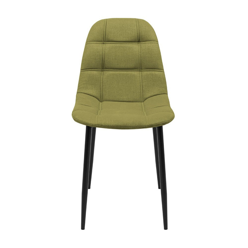 Стул кресло мягкий SplitDesign U Sorrento 36 черные ножки Салатовый Киев - изображение 2