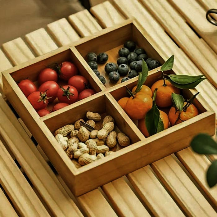 Менажница деревянная 