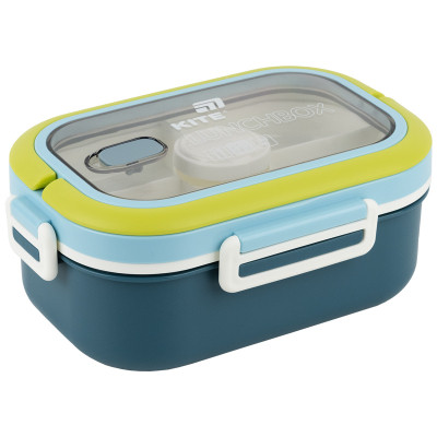 Ланч-бокс Kite з розділювачем 1100 мл, синій (K25-1182-2) Вінниця - фото 1