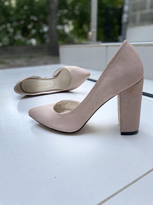 Туфлі жіночі SEE SEVEN пудра натуральна замша 39р. (65/9534) Коломыя - изображение 2