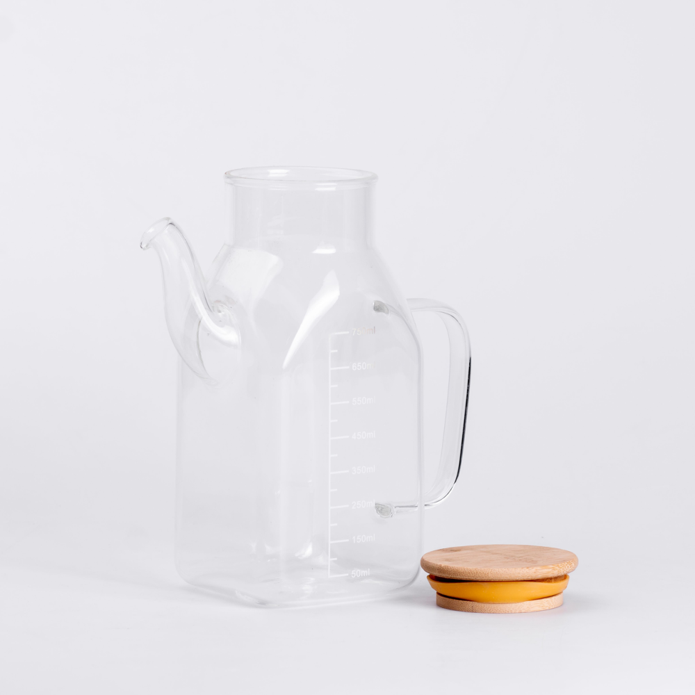 Yiwu Ємність для олії та оцту з бамбуковою кришкою 750 мл HP-34-1 Коломия - фото 9