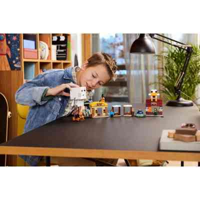 Конструктор LEGO Minecraft Напад на село з повітряною кулею Ґаст (21273) Вінниця