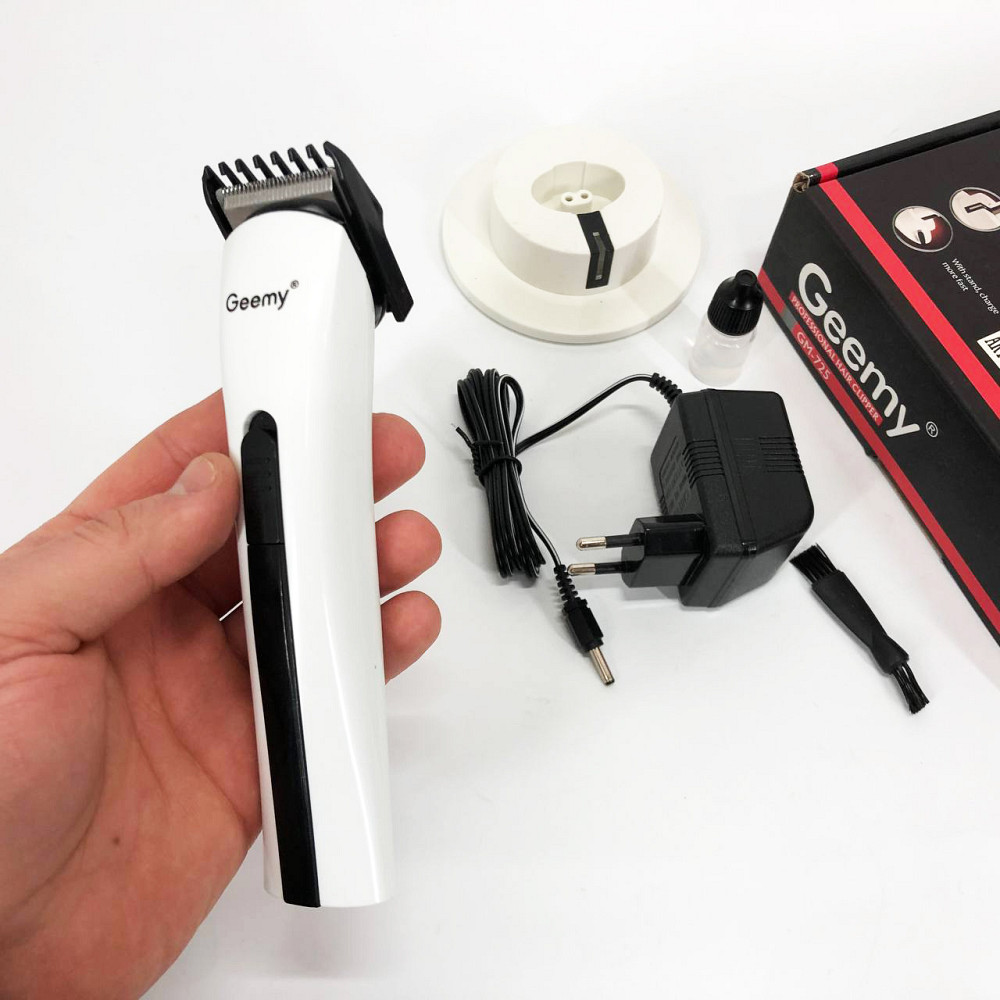 Многофункциональный триммер для стрижки волос и бороды GEMEI, Машинка для стрижки на аккумуляторе SH-83 Львов - изображение 10