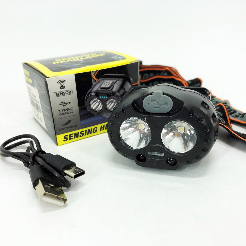 Налобный фонарь для рыбалки кемпинга Bailong 666-2 XPL, Фонарь для походов на лоб RW-22 Львов - изображение 2