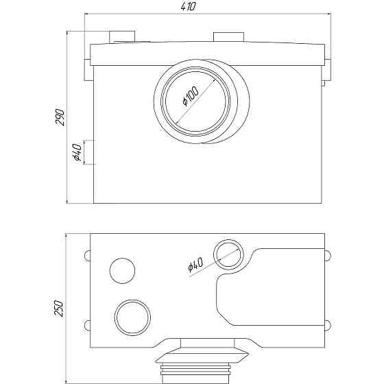Канализационная установка VOLKS pumpe WC600D (WC3) (000008902) Киев