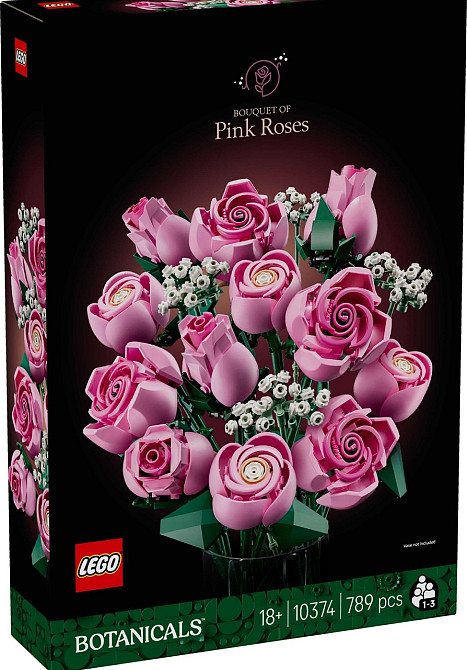 Конструктор LEGO 10374 Букет рожевих троянд (789 Деталей) Киев - изображение 2