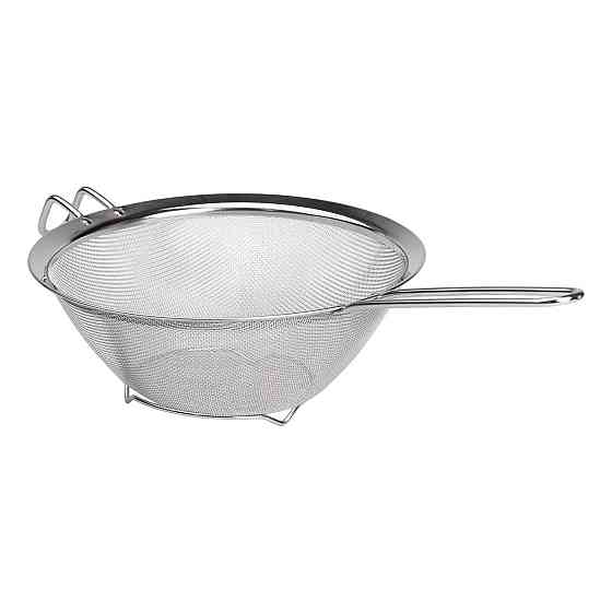 Zhongjing Друшляк-сито з ручкою 23 см дрібноячеиста сітка з нержавіючої сталі HP-19-1-23CM Коломыя