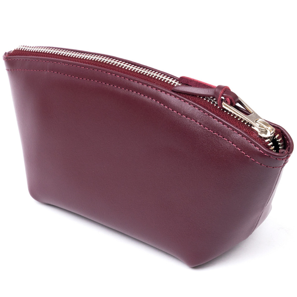 Жіноча косметичка зі шкіри Amelin GRANDE PELLE 11300 Сливова Київ - фото 9