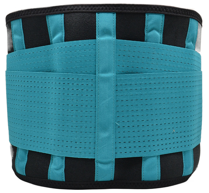 Пояс компресійний MadMax MFA-277 Slimming belt Black/turquoise S Каменское - изображение 5