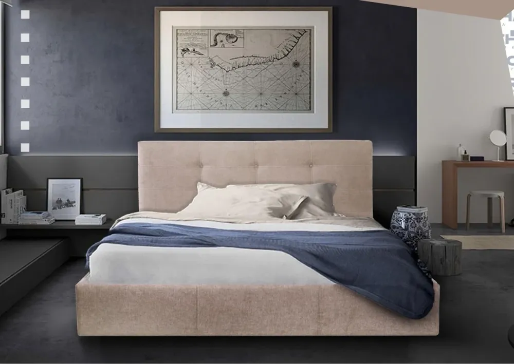 Кровать Manchester Comfort 120 х 190 см Мисти Mocco С подъемным механизмом и нишей для белья Мокко Днепр - изображение 13