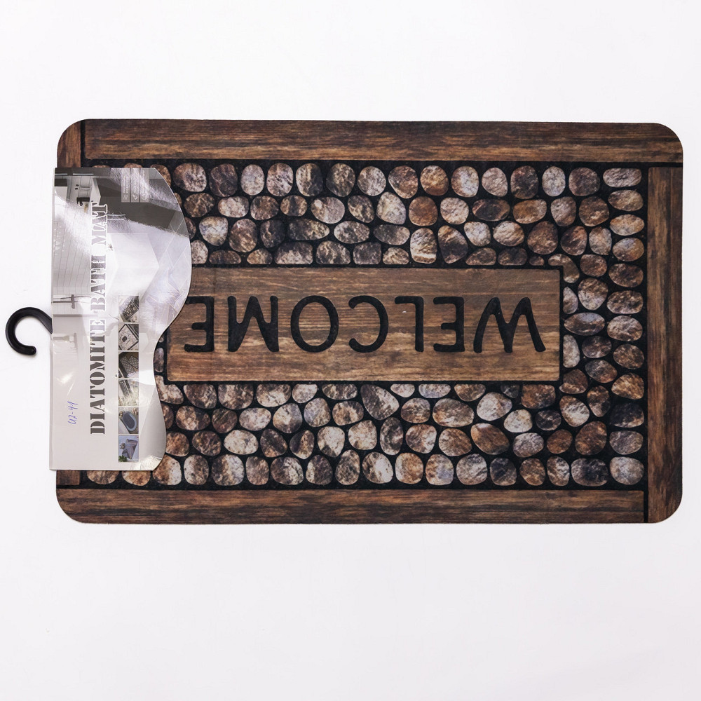 Килимок придверний Vertical Welcome 38*58 см діатомітовий HP-42-41 Коломия - фото 3