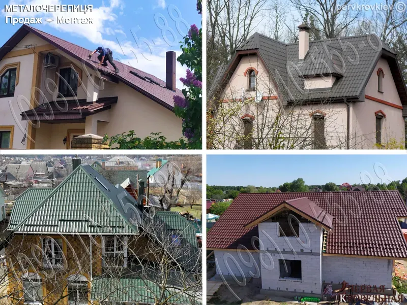 Покрівельні роботи Білогородка, Шевченково. Заміна покрівлі. Будівництво даху. Монтаж покрівлі під ключ. Київ - фото 6