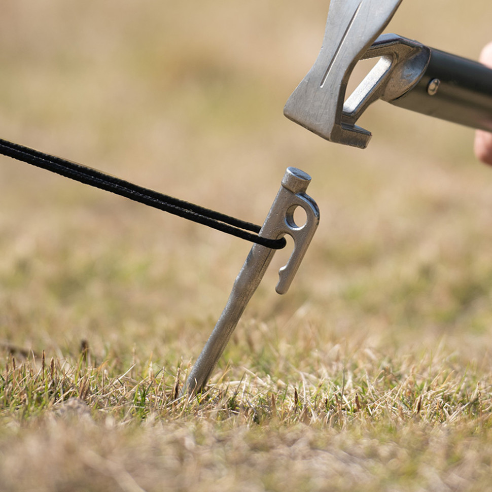 Кілок сталевий Naturehike NH19PJ014, 20 см, сірий Київ - фото 2