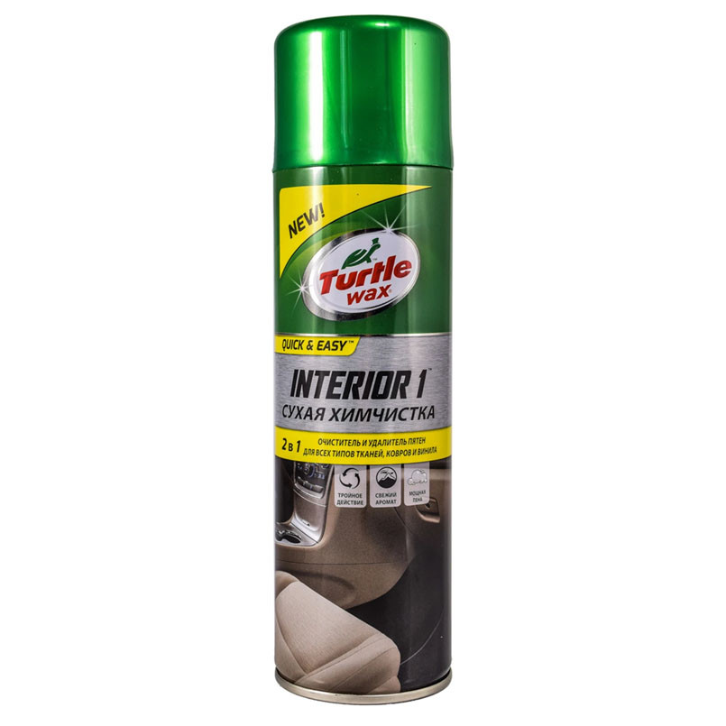 Очисник тканинної оббивки Turtle Wax Interior1 аерозоль 500мл Львів - фото 1