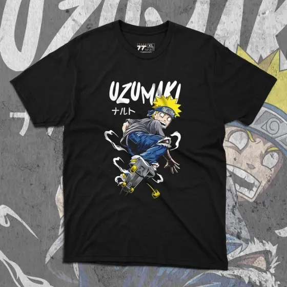 Футболка чоловіча з  принтом Наруто Узумаки Наруто Розмір 48 Дніпро