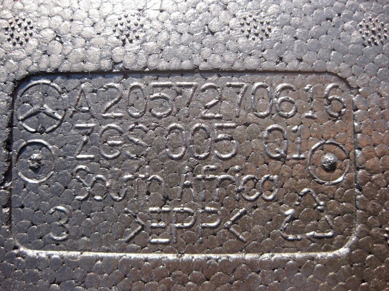 Mercedes-Benz  A2057270616 Пінопластовий ущільнювач внизу передніх правих дверей задня частина C-Class W205 Одеса - фото 3