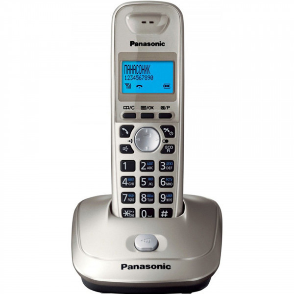 Телефон DECT Panasonic KX-TG2511UAN Platinum (KX-TG2511UAN) Киев - изображение 1
