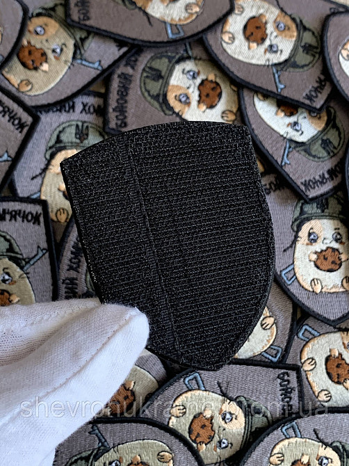 Шеврон БОЙОВИЙ ХОМ'ЯЧОК (Форма щит. На липучці) Розмір 8x6.3см Київ - фото 7