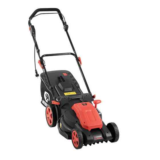 Газонокосилка электрическая 1.8 кВт, 230 В~50 Гц, 3200 об/мин, ширина захвата 400 мм, высота среза 25-75 мм, контейнер 40 л, STORM Киев