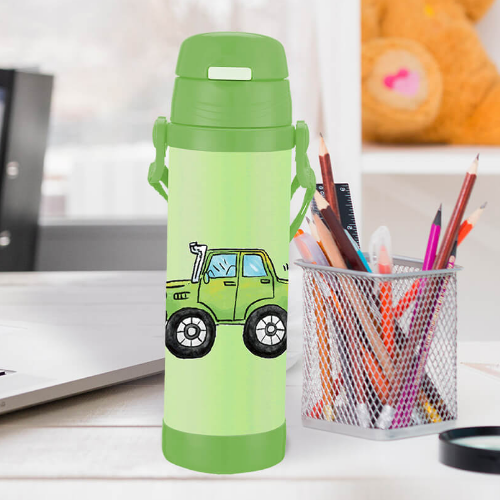 Термос дитячий 500мл з силіконовою трубкою Car Maestro MR-1640-50-B Житомир - изображение 10