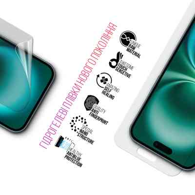 Плівка захисна Armorstandart Kit Clear + Anti-Blue Apple iPhone 16 Plus (ARM80682) Вінниця