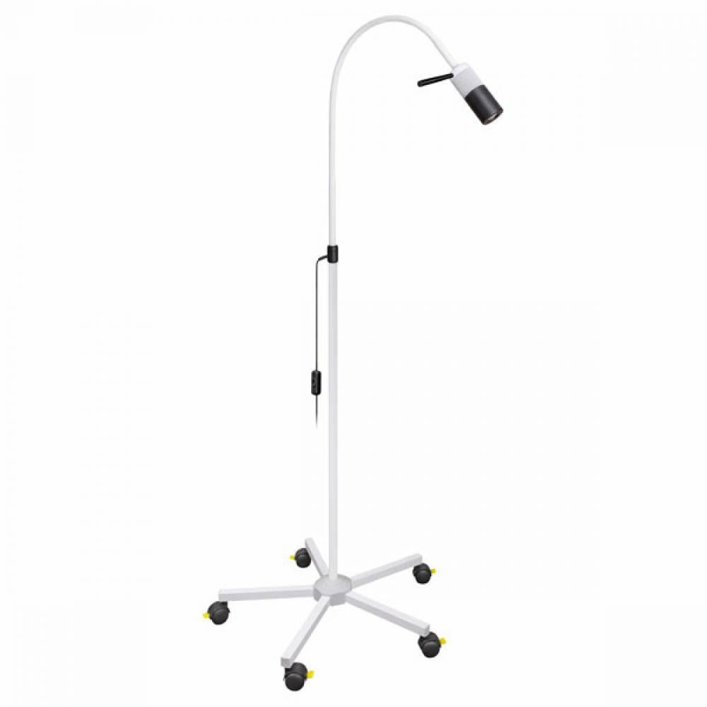 Обзорная LED лампа, фокус, с ручкой и подставкой, белая, Luxamed Днепр - изображение 1