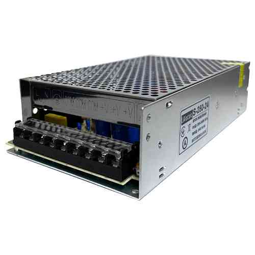 Блок питания UAlectric S-250-24 24В 10.4А 250Вт импульсный перфорированный корпус для LED, замков, видеонаблюд Киев