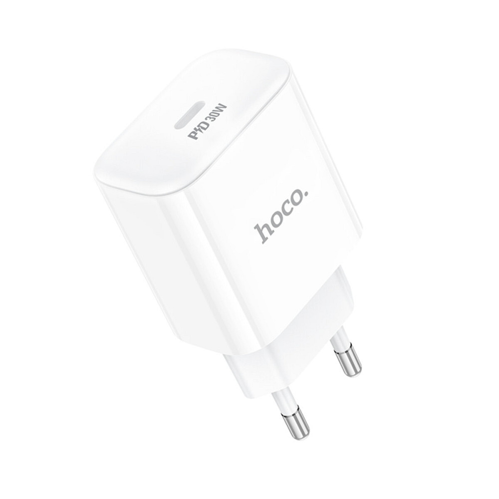 Мережевий зарядний пристрій HOCO C76A Pro Majestic single port PD30W charger White (6942007616300 ) Київ - фото 3