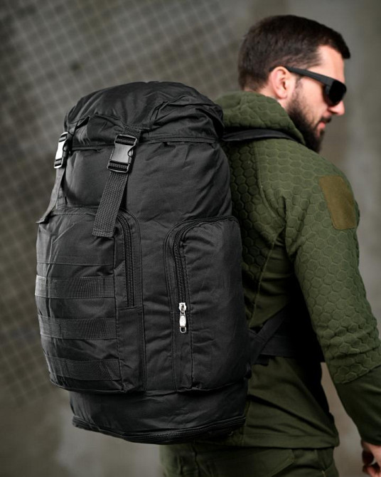 Рюкзак тактичний та туристичний 70л VA чорний ВТ6925 Одеса - фото 1