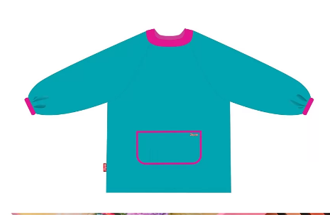 Фартух-накидка "1 Вересня" для творчості 310857 для дівчаток, розмір M, шт Київ - фото 1