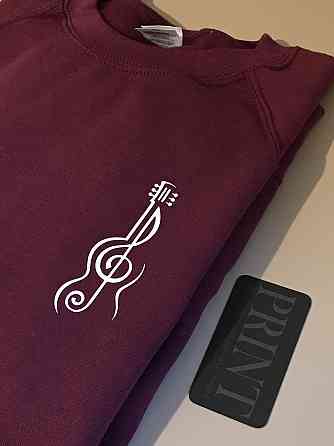 Женская\Мужская толстовка-свитшот с нанесением логотипа Черновцы