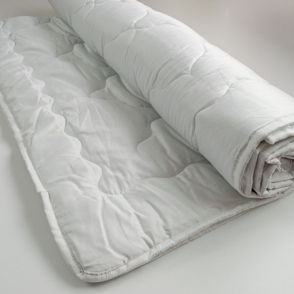 Одеяло конопляное летнее Сатин Белый YouStar евро 200х210 см (Белый) Сумы - изображение 8