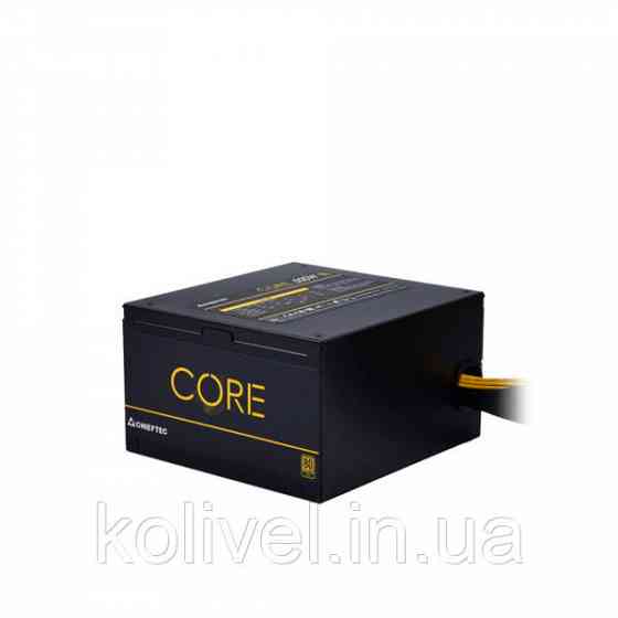 БЖ 500W Chieftec CORE BBS-500S 120 mm, 80+ GOLD, Retail Box (BBS-500S) Киев
