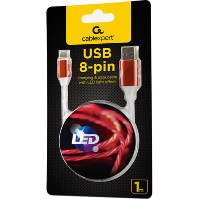 Дата кабель USB 2.0 AM to Lightning 1.0m 2A Cablexpert (CC-USB-8PLED-1M) Винница - изображение 4