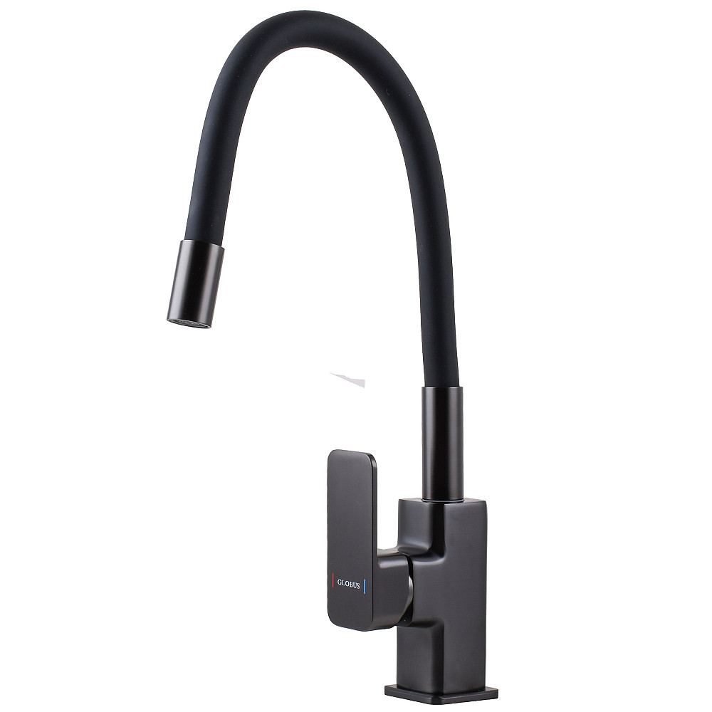 Змішувач для кухні Globus Lux Milano GLM-0203LR-11-GRAPHITE Луцьк - фото 3