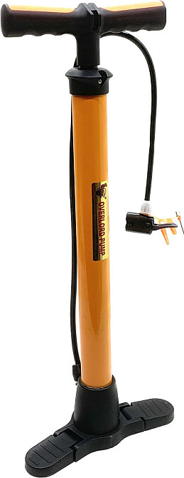 Насос пластиковий ручний 59 см із голкою для накачування м'ячів Помаранчевий (C 44607) Чернигов - изображение 2