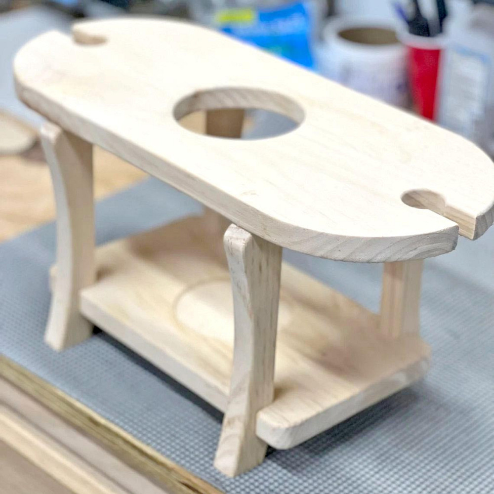 Настольная винная полка 